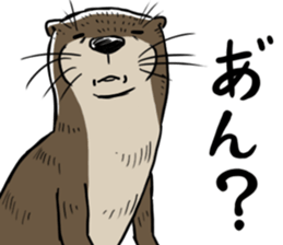 Annoying cute aquatic animal stickers. sticker #3180695