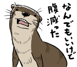 Annoying cute aquatic animal stickers. sticker #3180697