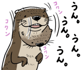 Annoying cute aquatic animal stickers. sticker #3180701