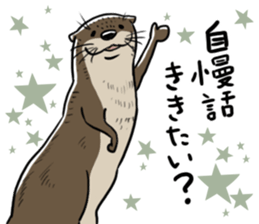 Annoying cute aquatic animal stickers. sticker #3180702