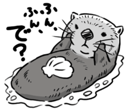 Annoying cute aquatic animal stickers. sticker #3180703