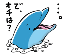 Annoying cute aquatic animal stickers. sticker #3180715