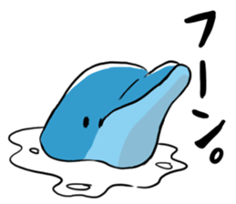 Annoying cute aquatic animal stickers. sticker #3180718