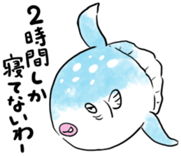 Annoying cute aquatic animal stickers. sticker #3180728