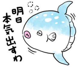Annoying cute aquatic animal stickers. sticker #3180729