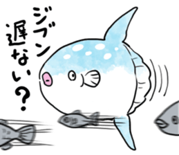 Annoying cute aquatic animal stickers. sticker #3180730