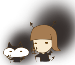 original '.' and cat Sticker sticker #3180745