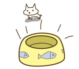 original '.' and cat Sticker sticker #3180762