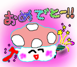 A mushroom and mushroom sticker #3180784