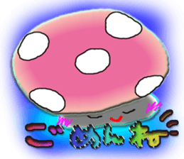 A mushroom and mushroom sticker #3180793