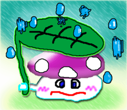 A mushroom and mushroom sticker #3180801