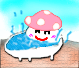 A mushroom and mushroom sticker #3180802