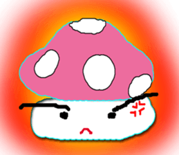 A mushroom and mushroom sticker #3180807
