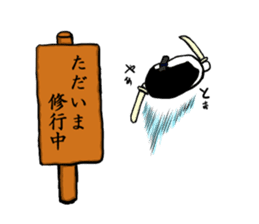 Kagami mochi samurai sticker #3180823