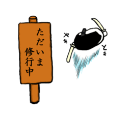 Kagami mochi samurai sticker #3180823