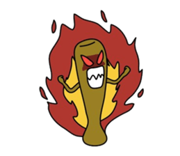 Bat Boy In English sticker #3180932