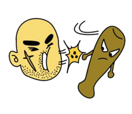 Bat Boy In English sticker #3180944