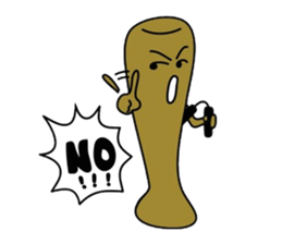 Bat Boy In English sticker #3180949