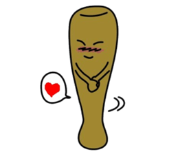 Bat Boy In English sticker #3180952