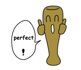 Bat Boy In English sticker #3180955