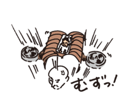 Wig of robot sticker #3181077