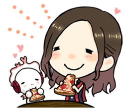 Hara Yumi's MaruMaru Radio Stamp Ver.2 sticker #3181451