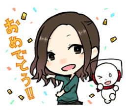 Hara Yumi's MaruMaru Radio Stamp Ver.2 sticker #3181457