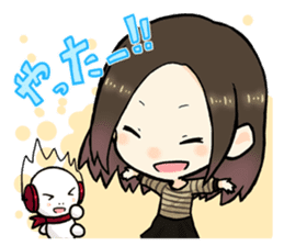 Hara Yumi's MaruMaru Radio Stamp Ver.2 sticker #3181477