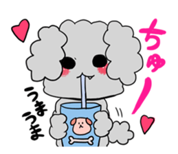 Good friend toy poodle sticker #3181534