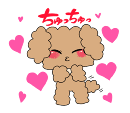 Good friend toy poodle sticker #3181538
