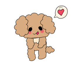 Good friend toy poodle sticker #3181539