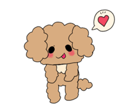 Good friend toy poodle sticker #3181539