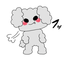 Good friend toy poodle sticker #3181540