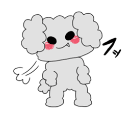 Good friend toy poodle sticker #3181540