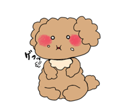 Good friend toy poodle sticker #3181541