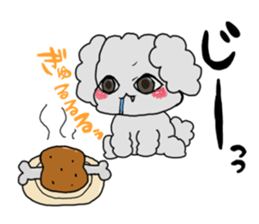 Good friend toy poodle sticker #3181542