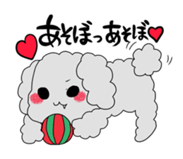 Good friend toy poodle sticker #3181545