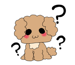Good friend toy poodle sticker #3181549