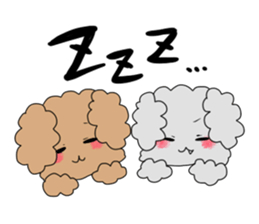 Good friend toy poodle sticker #3181560