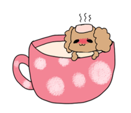 Good friend toy poodle sticker #3181561