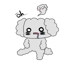 Good friend toy poodle sticker #3181562