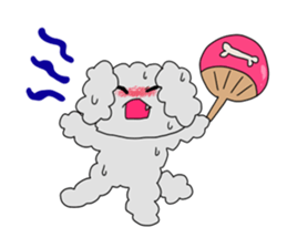 Good friend toy poodle sticker #3181565