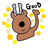 Happy Reindeer sticker #3182291