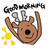 Happy Reindeer sticker #3182296