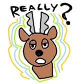 Happy Reindeer sticker #3182304