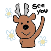 Happy Reindeer sticker #3182305