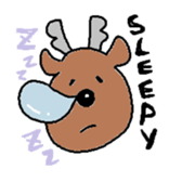 Happy Reindeer sticker #3182307