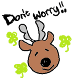 Happy Reindeer sticker #3182317