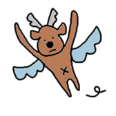 Happy Reindeer sticker #3182324