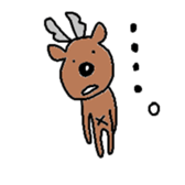 Happy Reindeer sticker #3182325